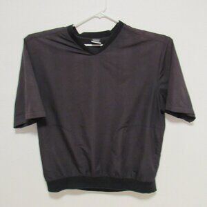 Nike Golf Short Sleeve Pullover Windbreaker Black Shirt Jacket Men's XXL 2XL